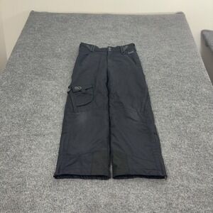 Marker Snow Pants Juniors 10 Black Polyester Cargo Insulated Winter Ski Style